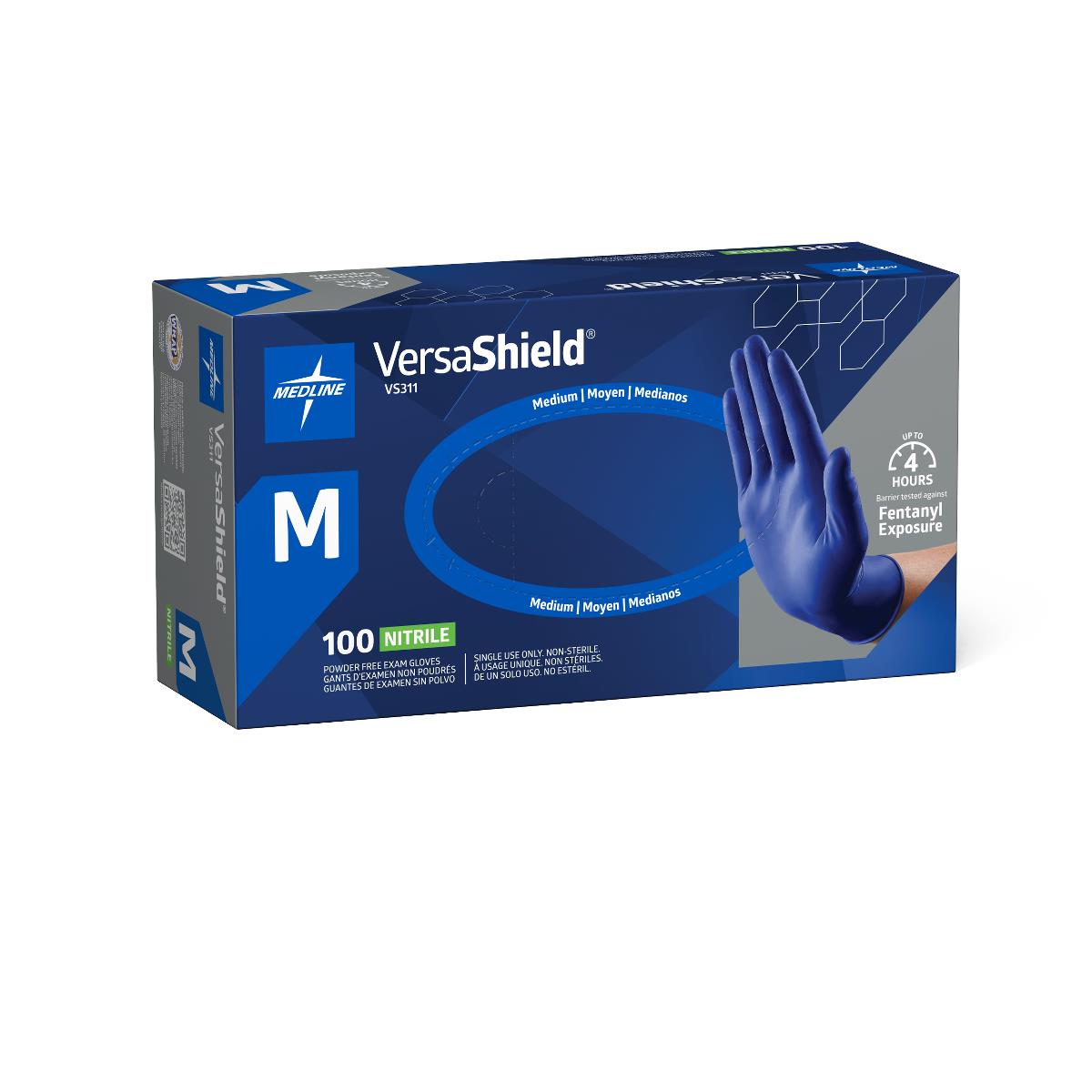 VersaShield Powder-Free Nitrile Exam Gloves