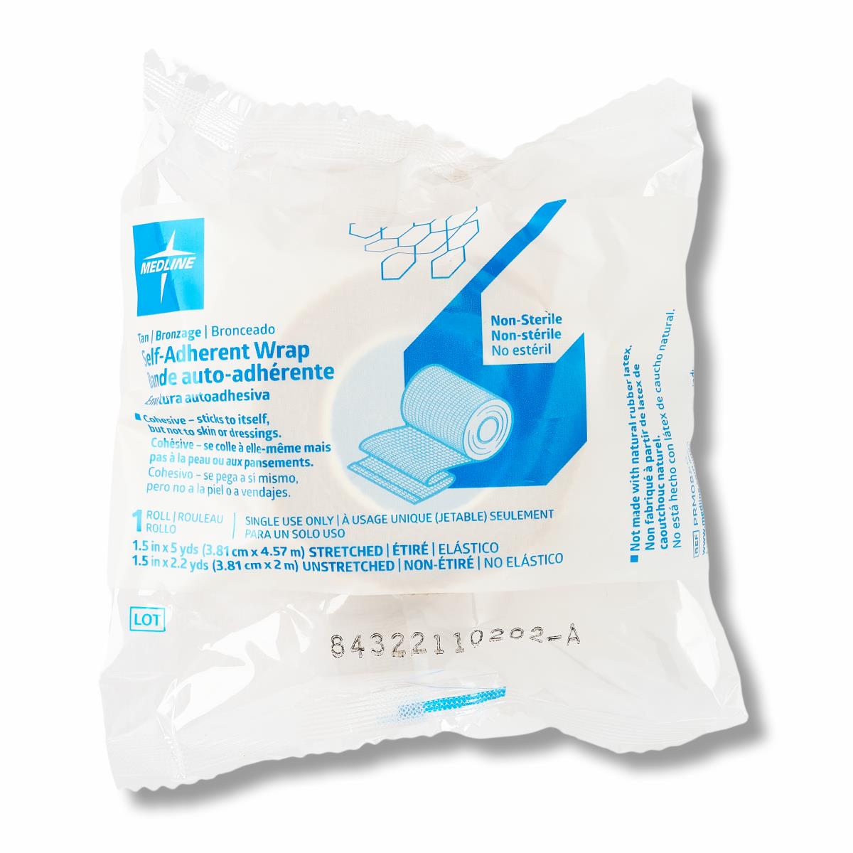 Medline Nonsterile Self-Adherent Wrap
