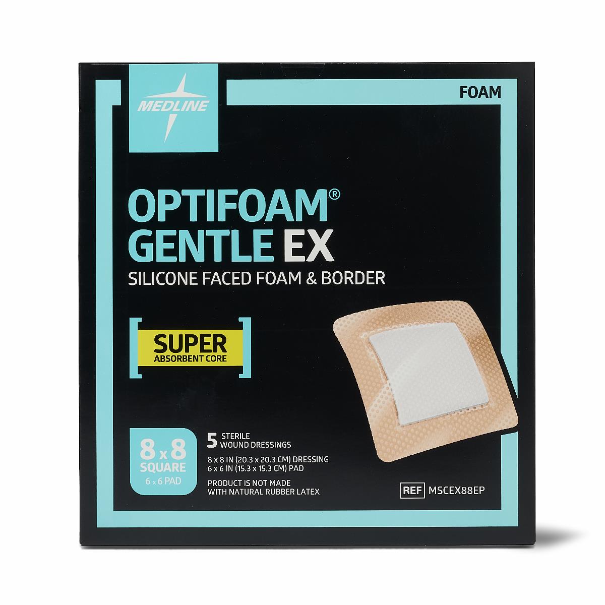 Optifoam Gentle Ex Silicone-faced Foam Wound Dressings - BeHope