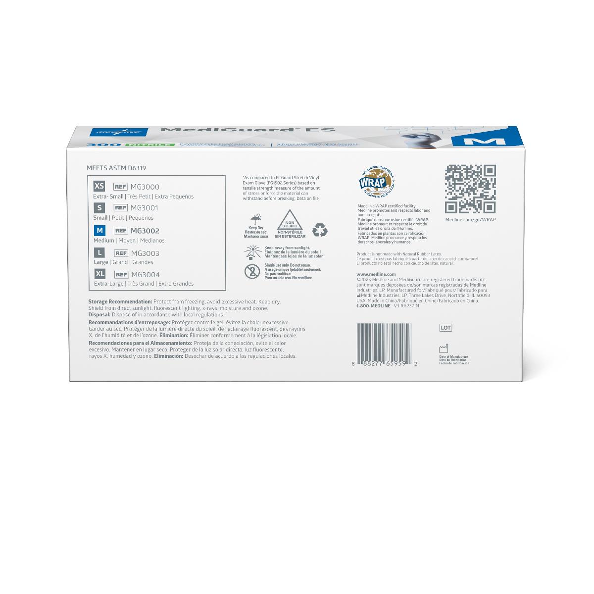 MediGuard ES Powder-Free Nitrile Exam Gloves