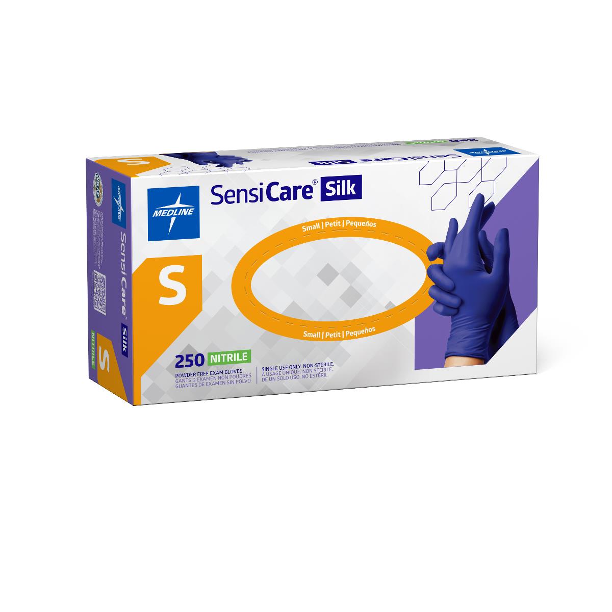 SensiCare Silk Powder-Free Nitrile Exam Gloves