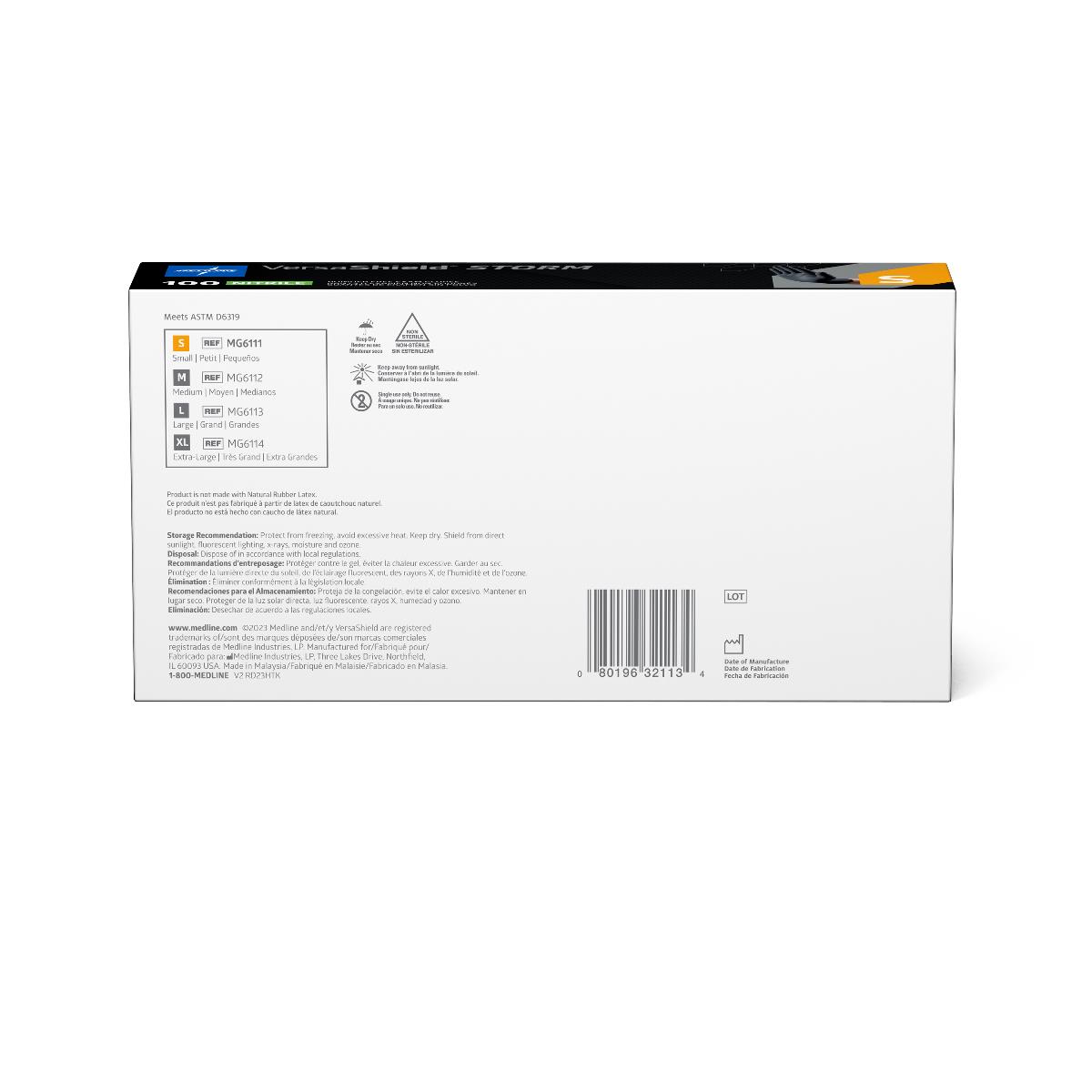 VersaShield Storm Powder-Free Nitrile Exam Gloves