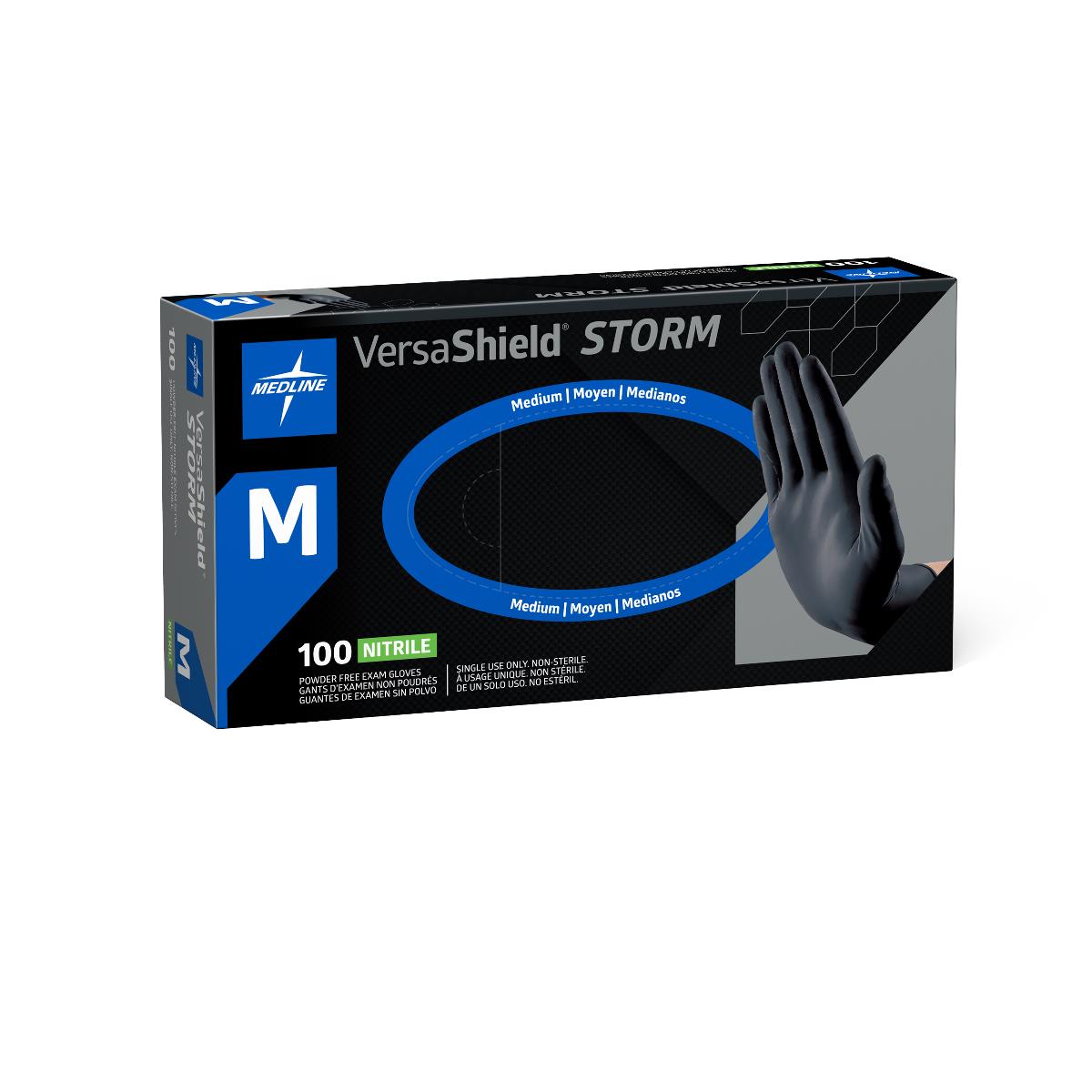 VersaShield Storm Powder-Free Nitrile Exam Gloves
