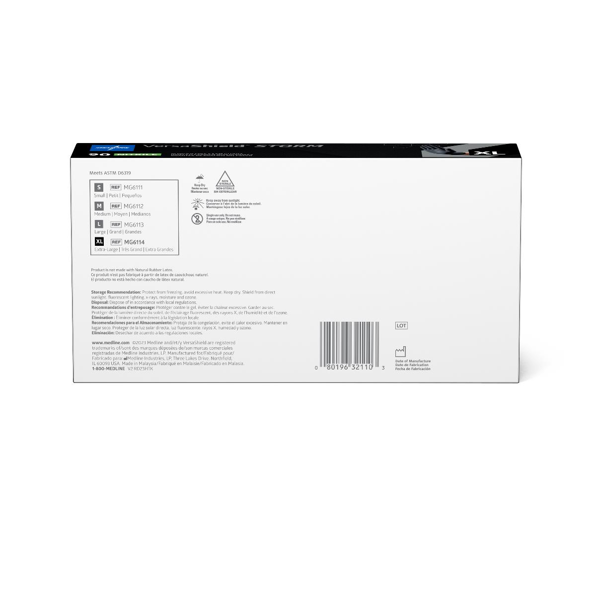 VersaShield Storm Powder-Free Nitrile Exam Gloves