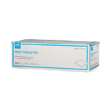 Medline Alcohol-free Moist Towelettes, individual towelette unfolded.
