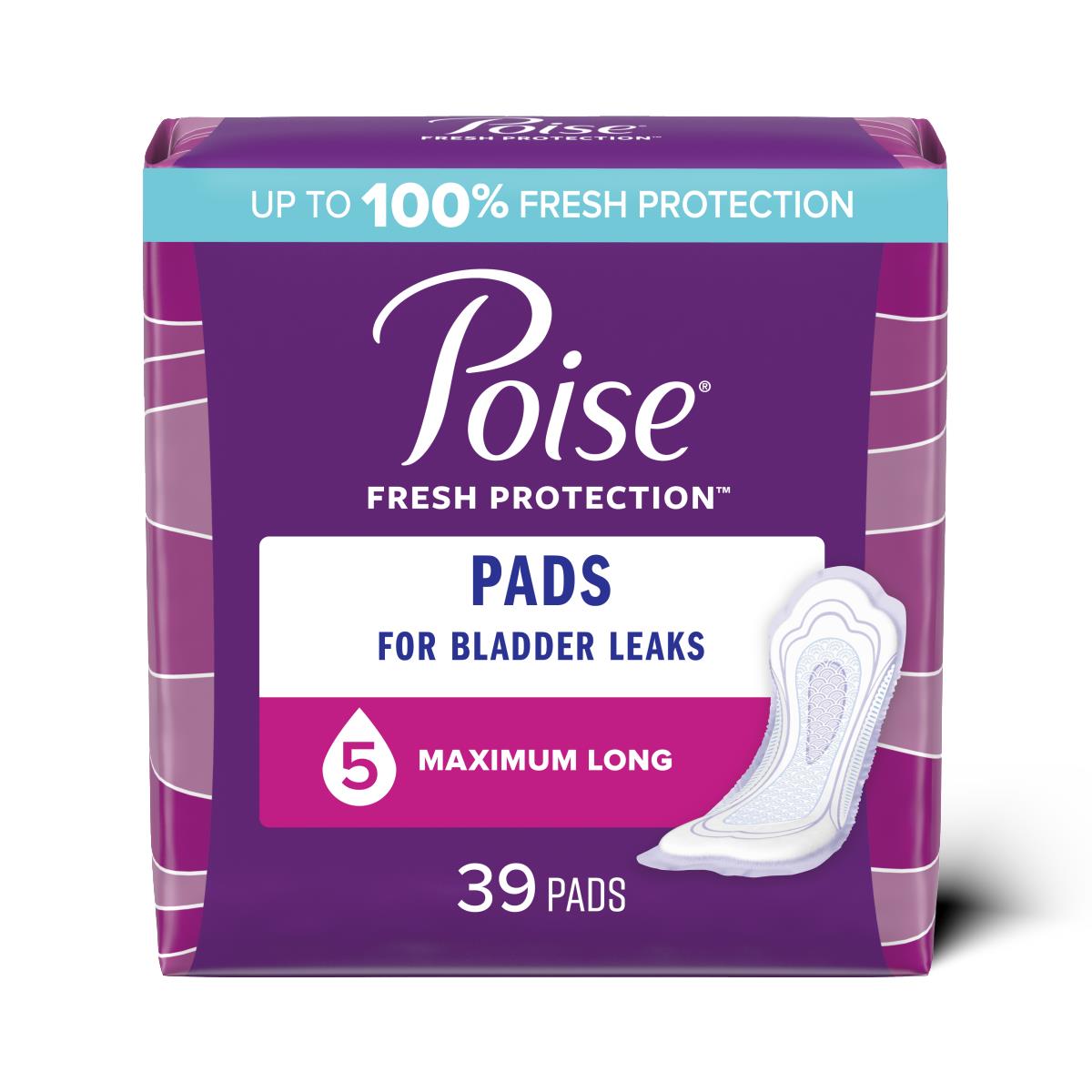 Poise Maximum Absorbency Incontinence Pads - BeHope