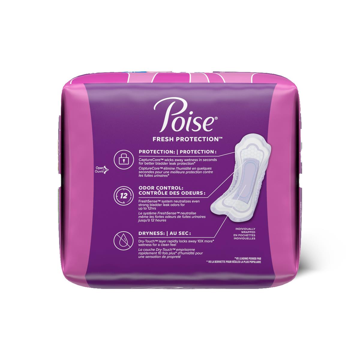Poise Moderate Absorbency Incontinence Pads