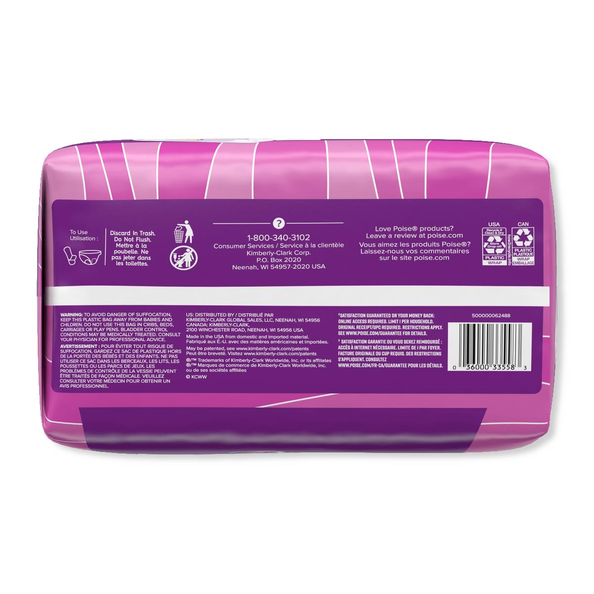 Poise Moderate Absorbency Incontinence Pads