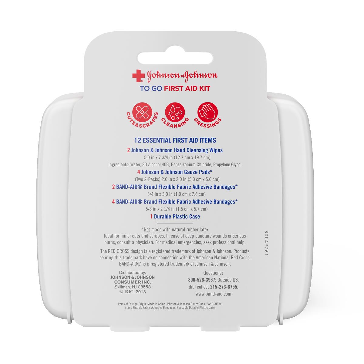 Johnson's Red Cross First Aid To Go Mini First Aid Kit