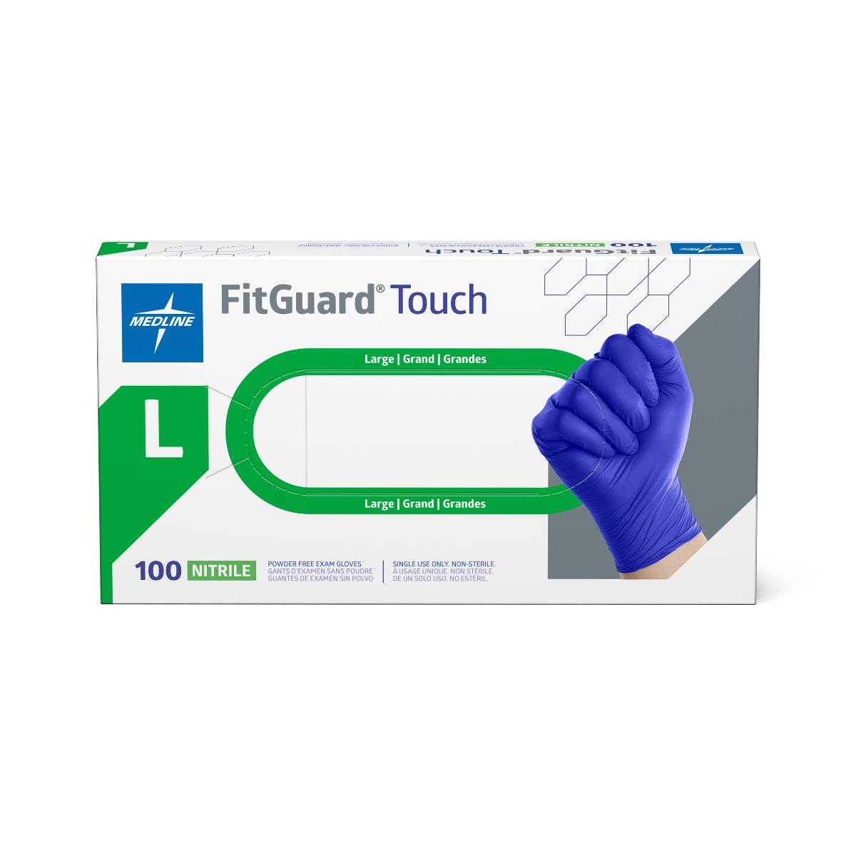 FitGuard Touch Powder-Free Nitrile Exam Gloves