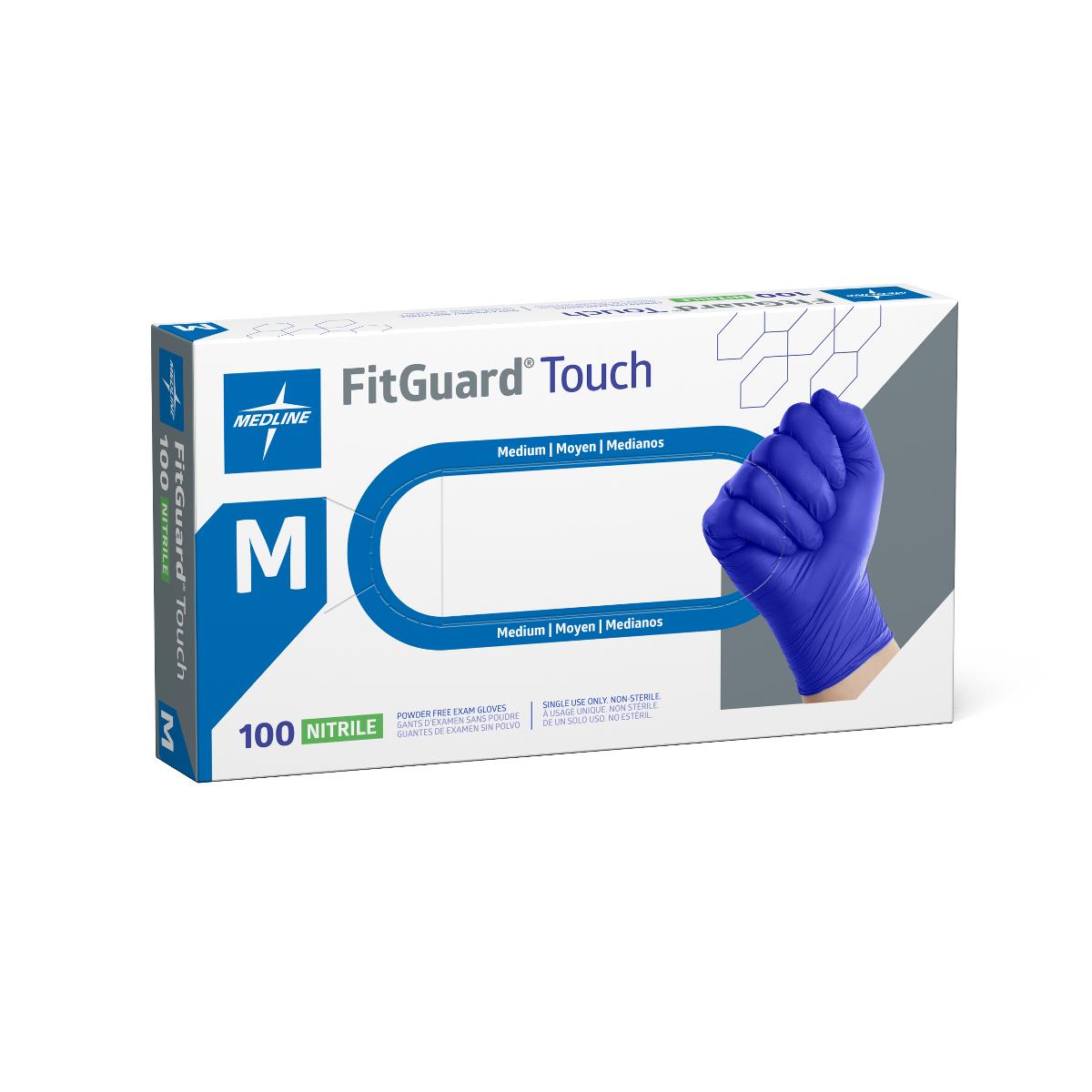 FitGuard Touch Powder-Free Nitrile Exam Gloves