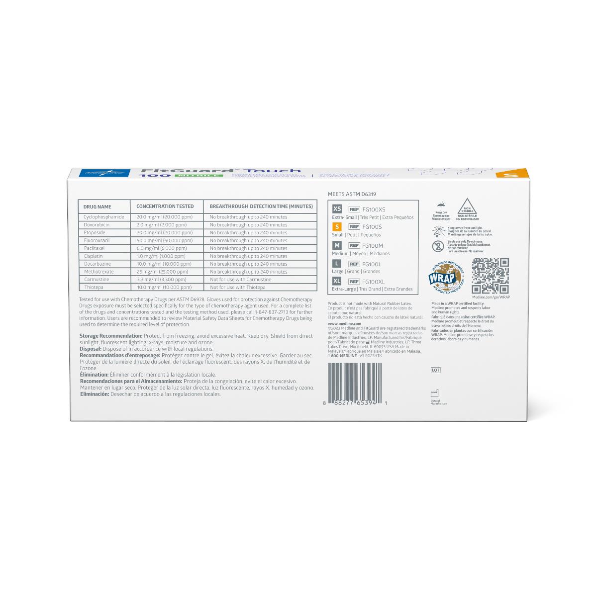 FitGuard Touch Powder-Free Nitrile Exam Gloves
