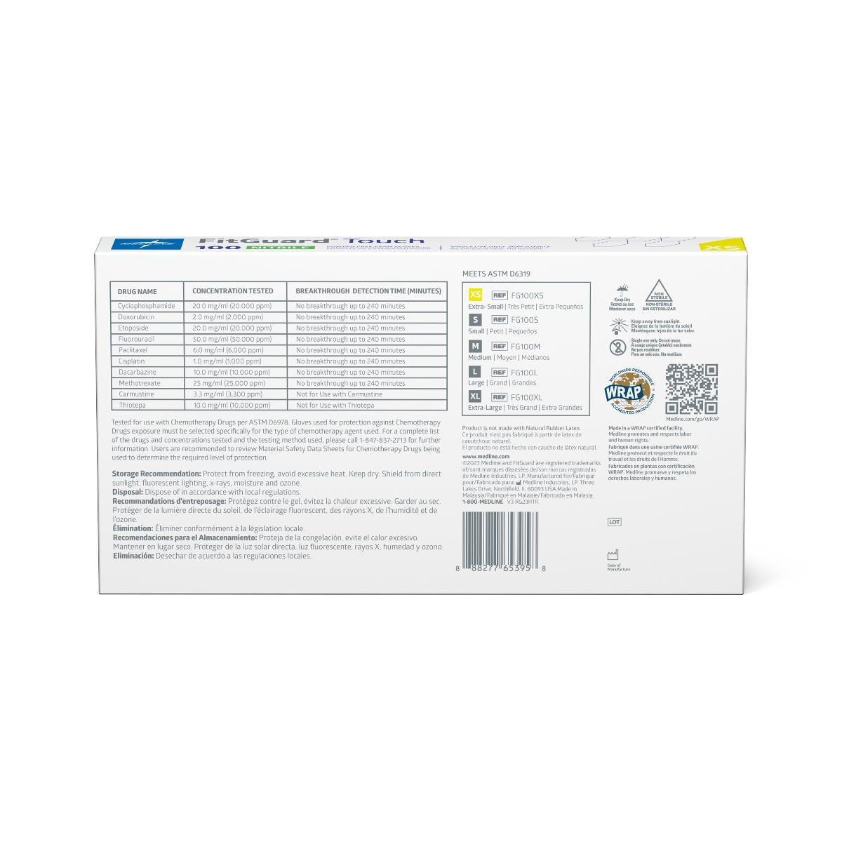 FitGuard Touch Powder-Free Nitrile Exam Gloves
