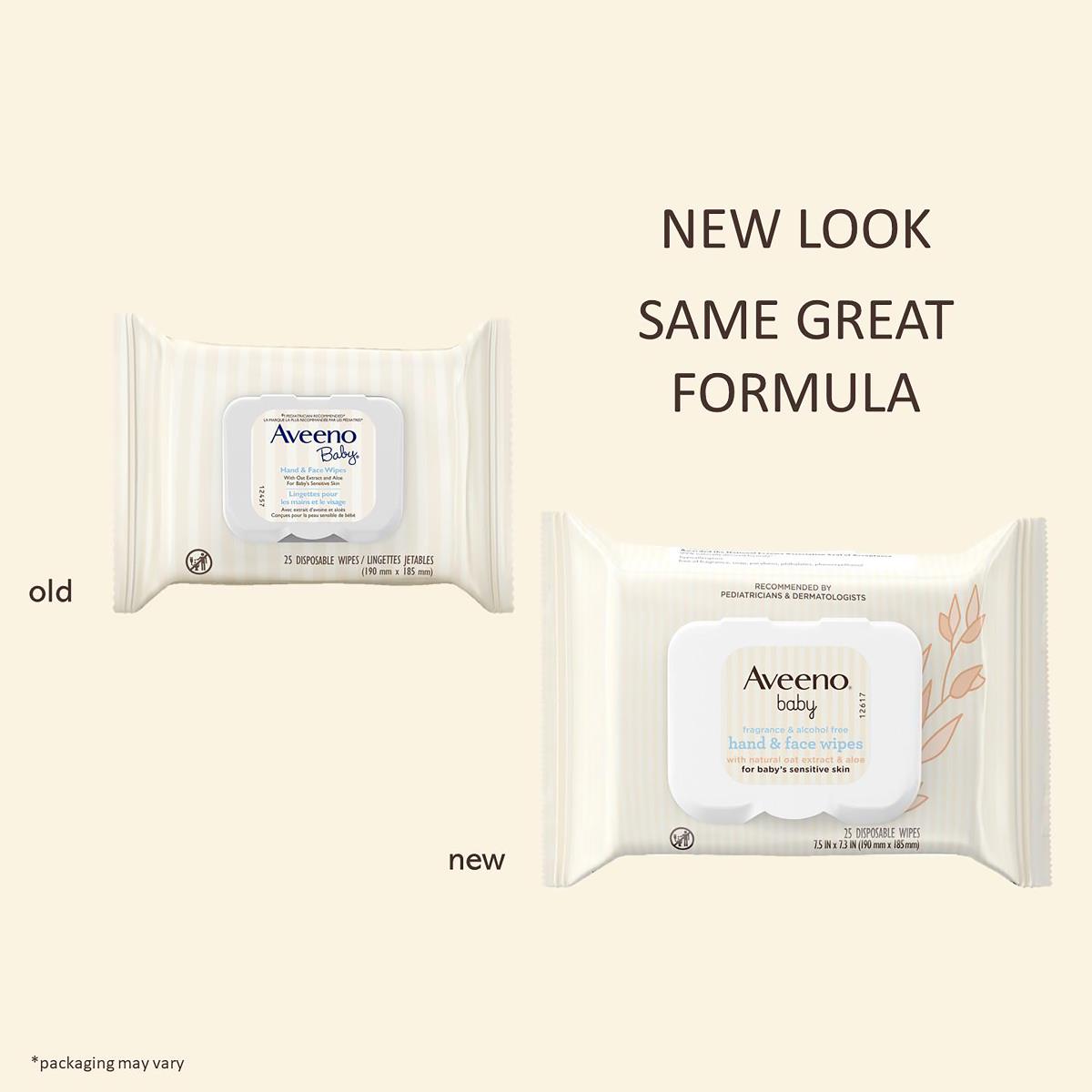Aveeno Baby Sensitive Skin Hand And Face Wipes - BeHope