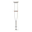 Medline Aluminum Crutches with Red Dot Hand Grip