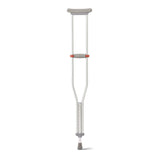 Medline Aluminum Crutches with Red Dot Hand Grip