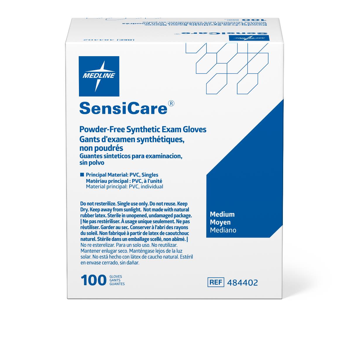 SensiCare Powder-Free Stretch Vinyl Sterile Exam Gloves