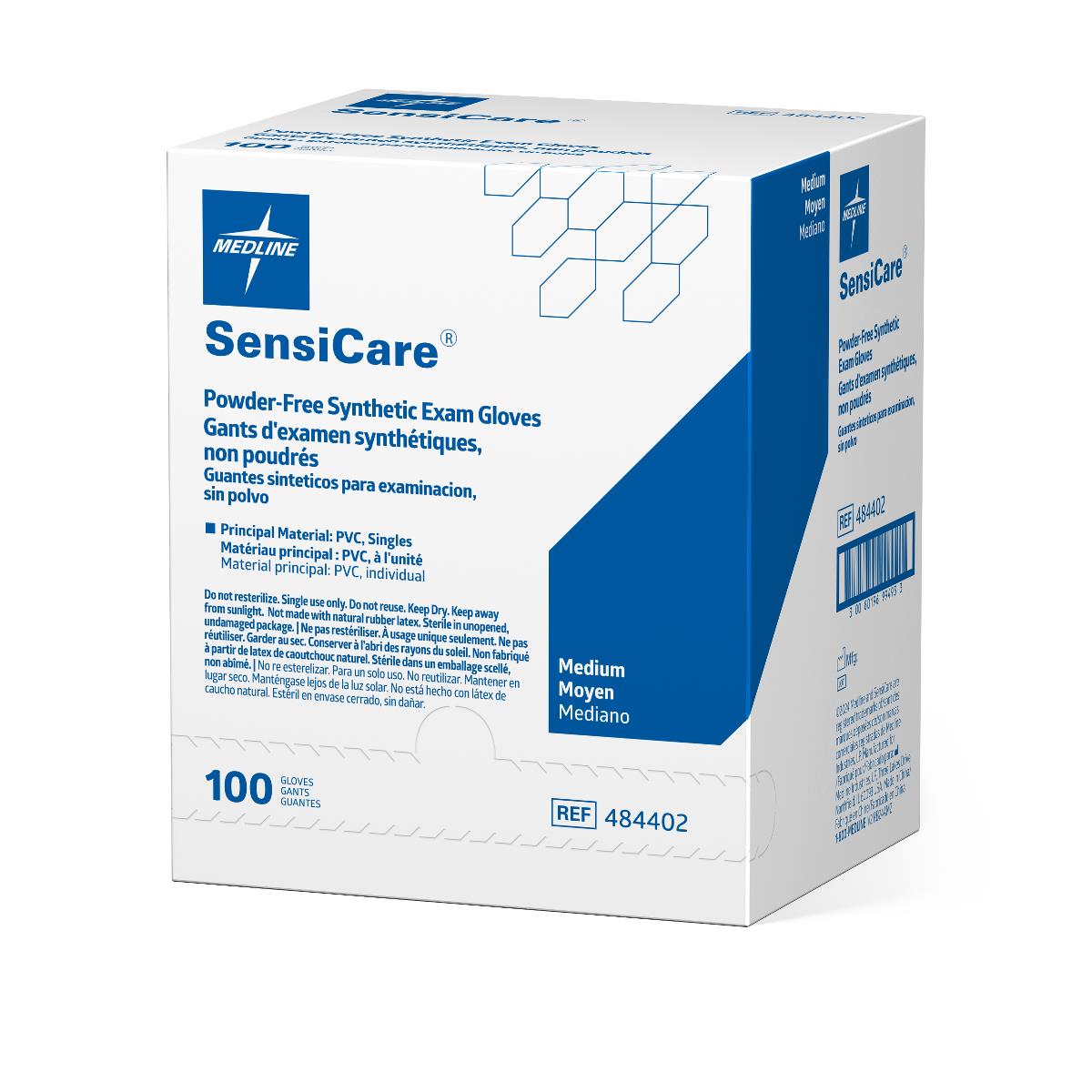 SensiCare Powder-Free Stretch Vinyl Sterile Exam Gloves
