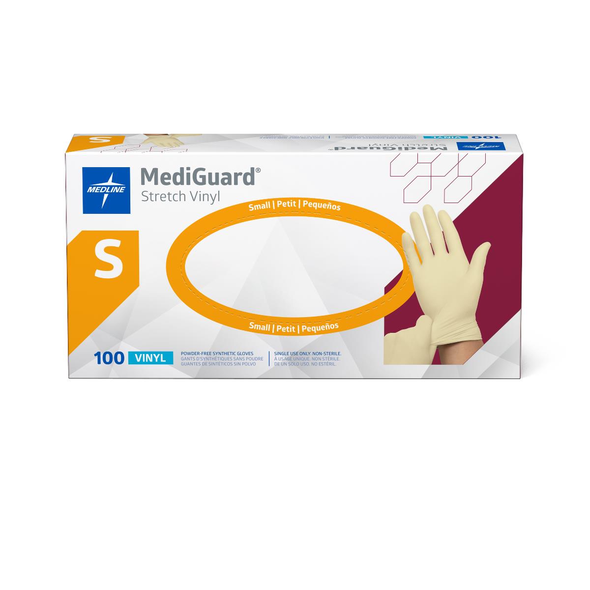 MediGuard Stretch Vinyl Synthetic Exam Gloves
