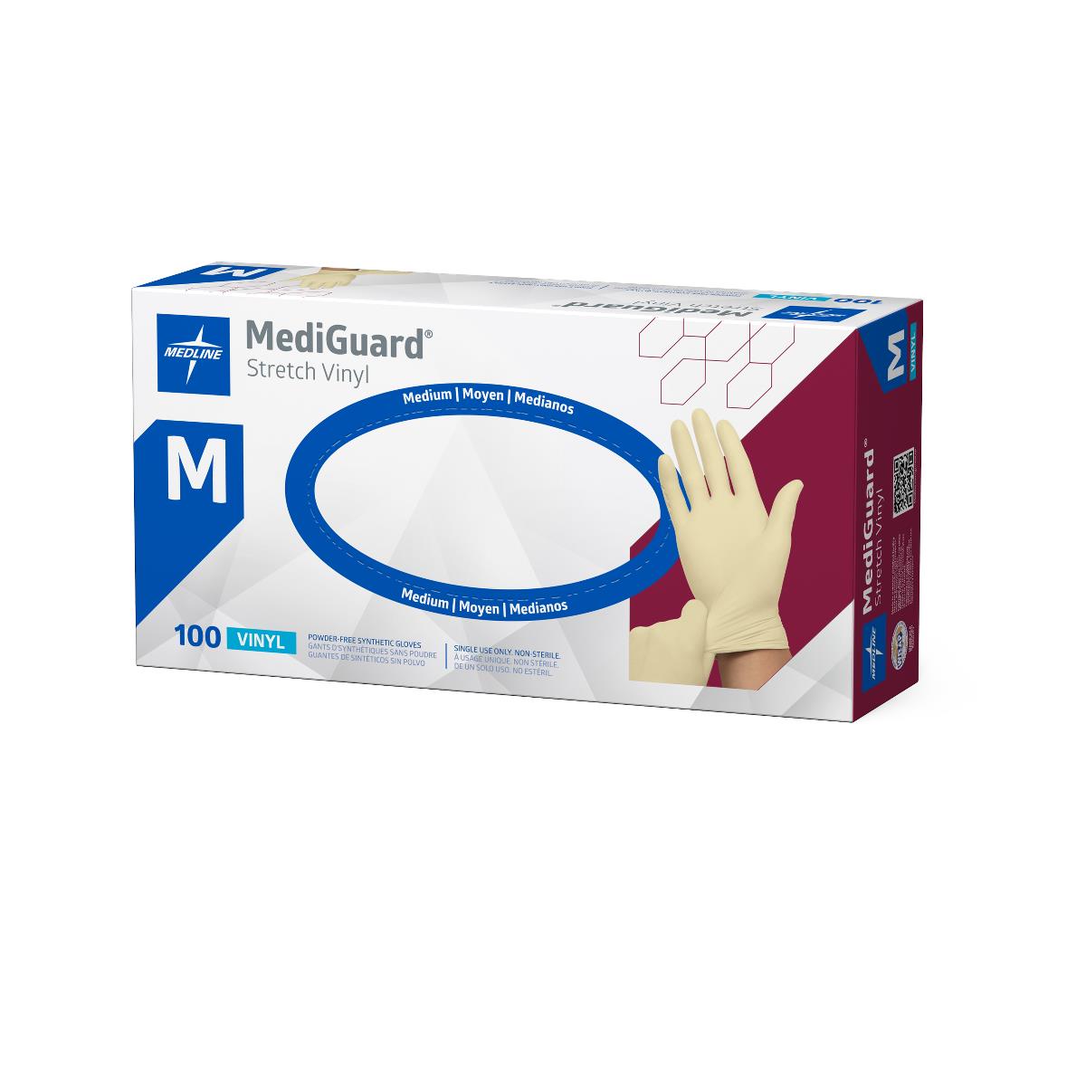 MediGuard Stretch Vinyl Synthetic Exam Gloves