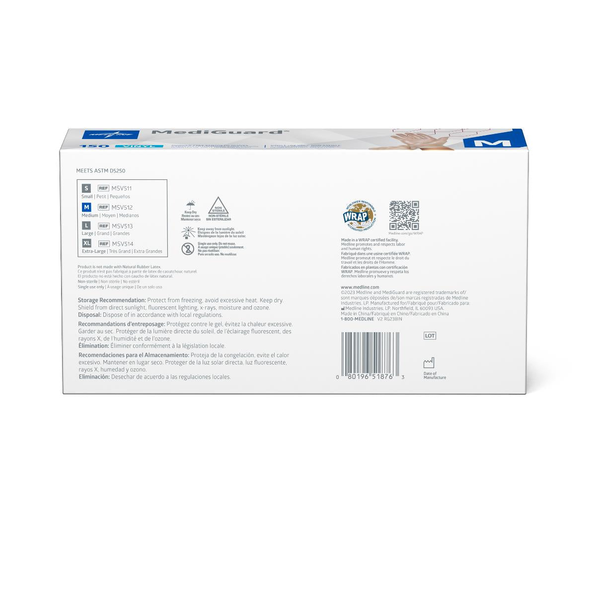 MediGuard Vinyl Synthetic Exam Gloves