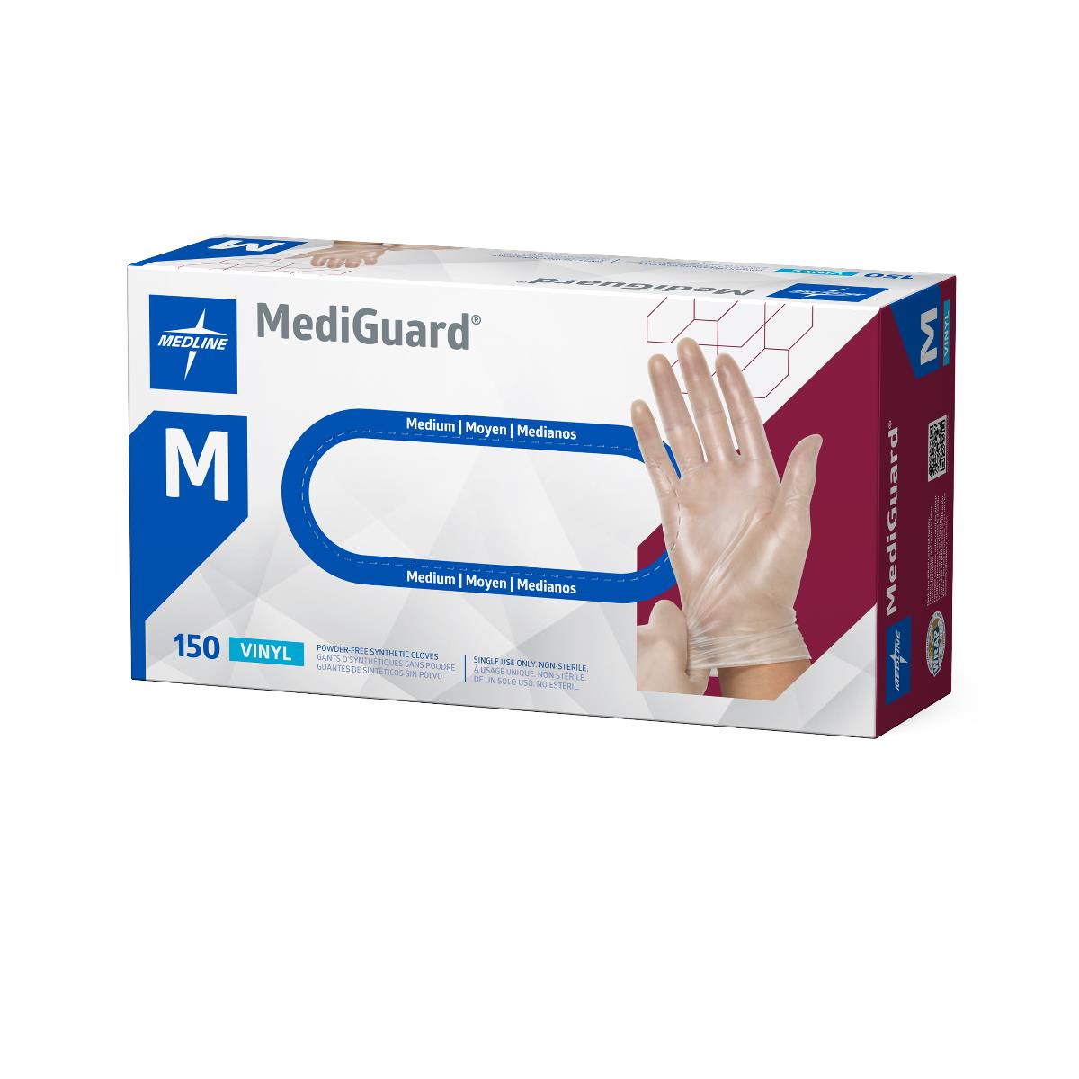 MediGuard Vinyl Synthetic Exam Gloves