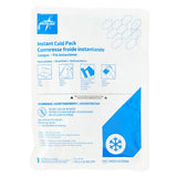 Instant Cold Pack Medline General Purpose 5-3/4 X 9 Inch Plastic / Calcium Ammonium Nitrate / Water Disposable