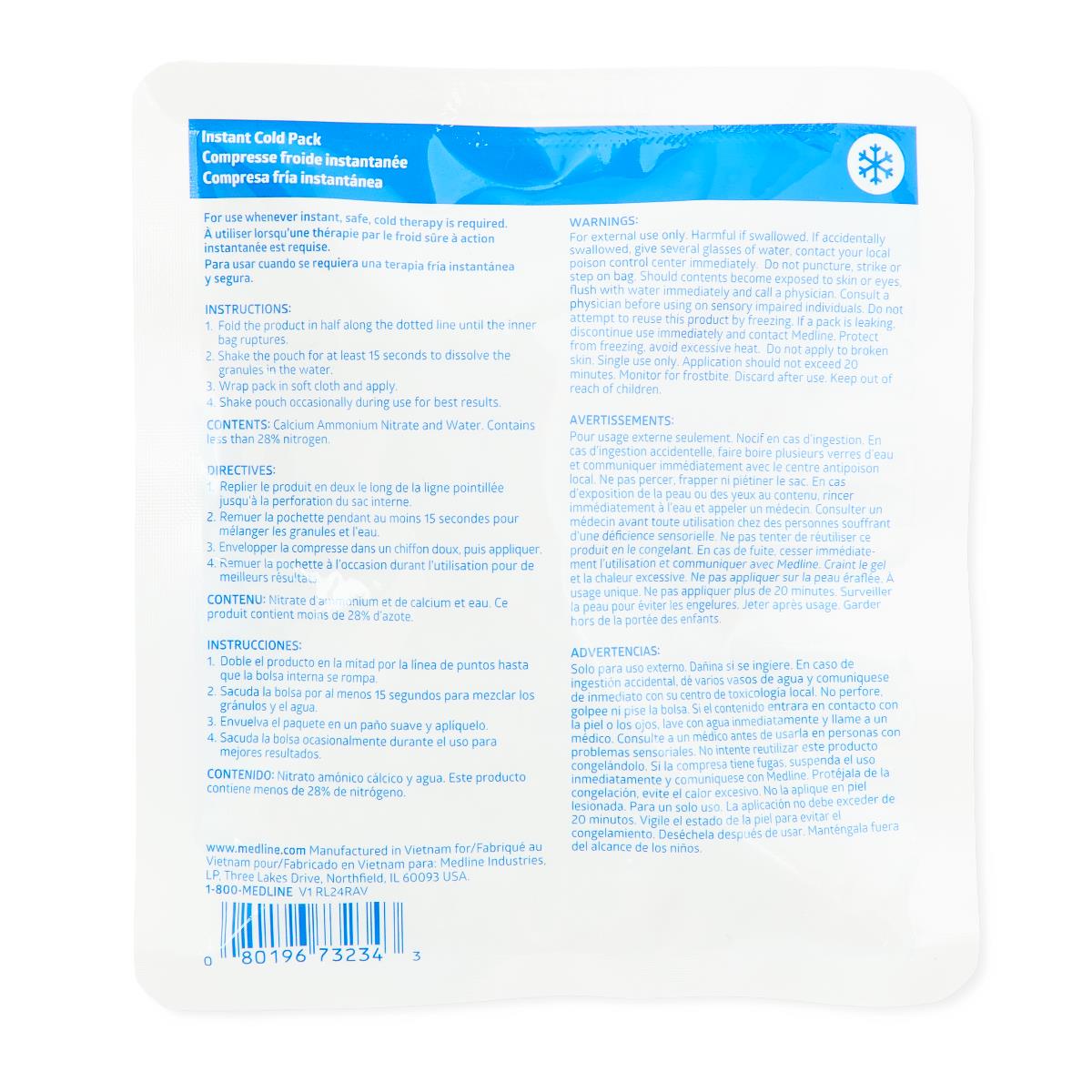 Medline Standard Instant Cold Packs