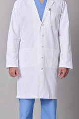 Medline Refine Men's 4-Pocket Full-Length Lab Coats