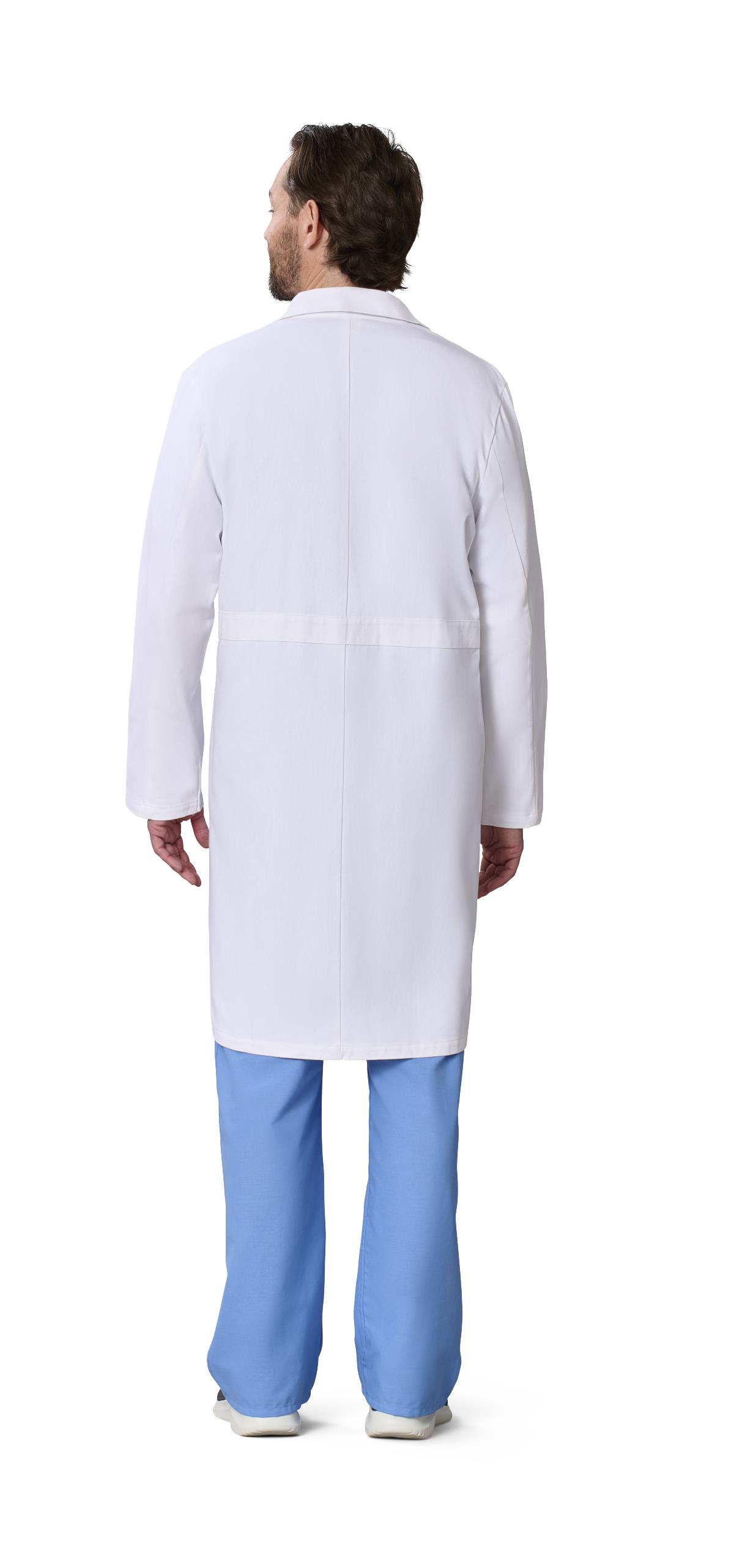 Medline Refine Men's 4-Pocket Full-Length Lab Coats
