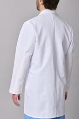 Medline Propel Men's 4-Pocket Staff-Length Lab Coats
