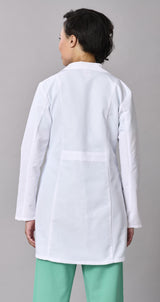Medline Propel Women's 4-Pocket Staff-Length Lab Coats