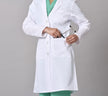 Medline Propel Women's 4-pocket Full-length Lab Coats - BeHope