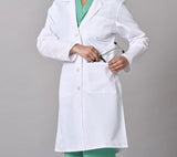 Medline Propel Women's 4-Pocket Full-Length Lab Coats