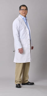 Medline Propel Men's 4-Pocket Full-Length Lab Coats