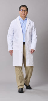 Medline Propel Men's 4-Pocket Full-Length Lab Coats