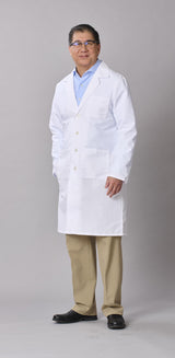 Medline Propel Men's 4-Pocket Full-Length Lab Coats