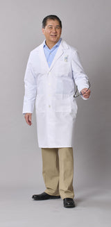 Medline Propel Men's 4-Pocket Full-Length Lab Coats