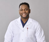 Medline Propel Unisex 4-Pocket Full-Length Lab Coat with Knit Cuffs