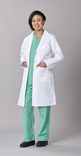 Medline Propel Women's 4-Pocket Full-Length Lab Coats