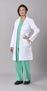 Medline Propel Women's 4-Pocket Full-Length Lab Coats
