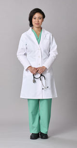 Medline Propel Women's 4-Pocket Full-Length Lab Coats