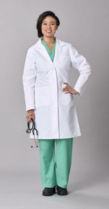 Medline Propel Women's 4-Pocket Full-Length Lab Coats