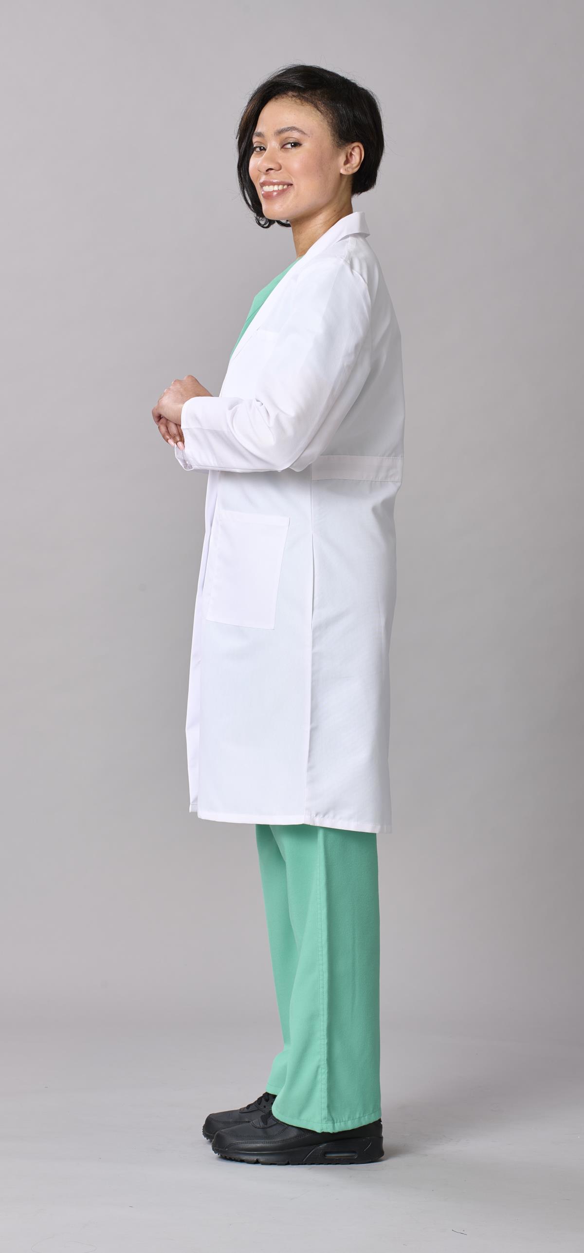 Medline Propel Women's 4-Pocket Full-Length Lab Coats