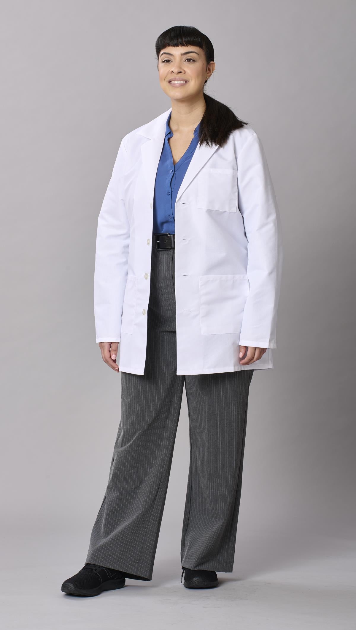 Medline Propel Unisex 4-Pocket Consultation-Length Lab Coats