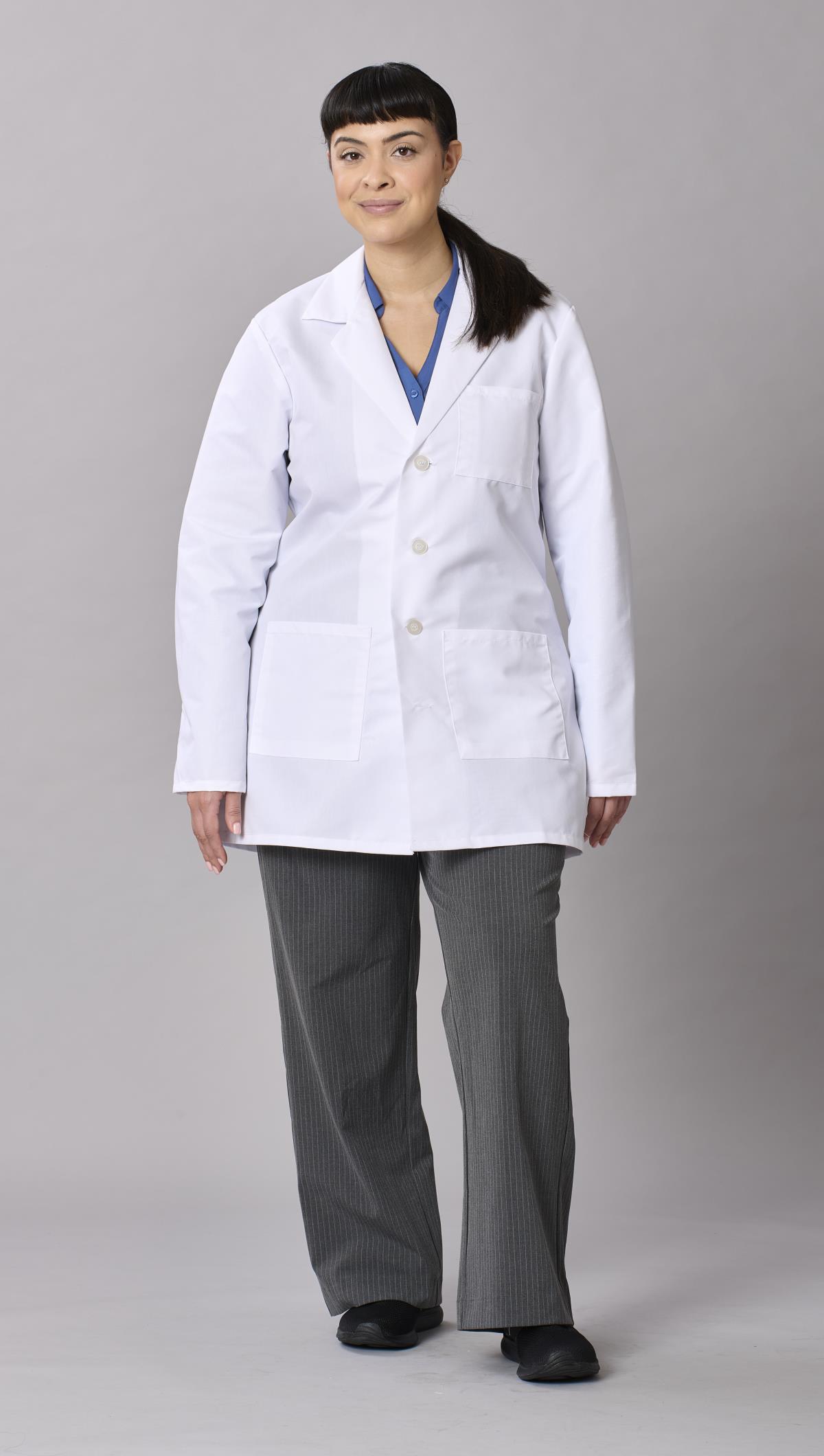 Medline Propel Unisex 4-Pocket Consultation-Length Lab Coats