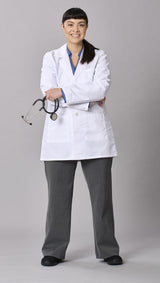 Medline Propel Unisex 4-Pocket Consultation-Length Lab Coats