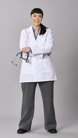 Medline Propel Unisex 4-Pocket Consultation-Length Lab Coats