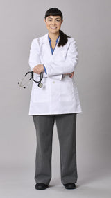 Medline Propel Unisex 4-Pocket Consultation-Length Lab Coats