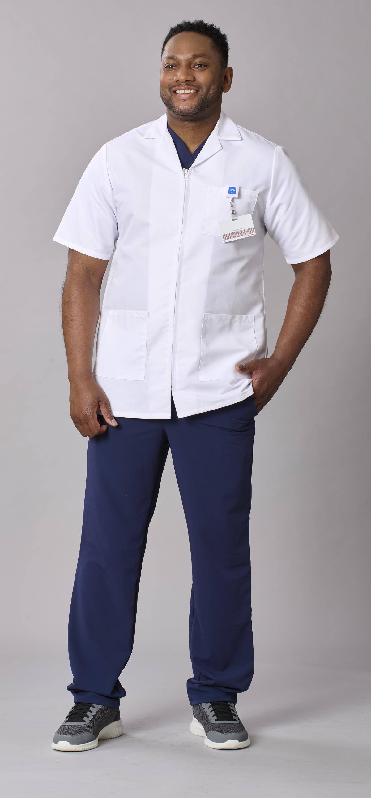Medline Propel Unisex 4-Pocket Consultation Smocks